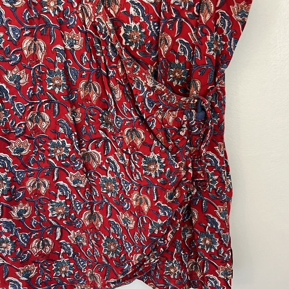 Fabindia sleeveless blouse. Size Large - Picture 3 of 7